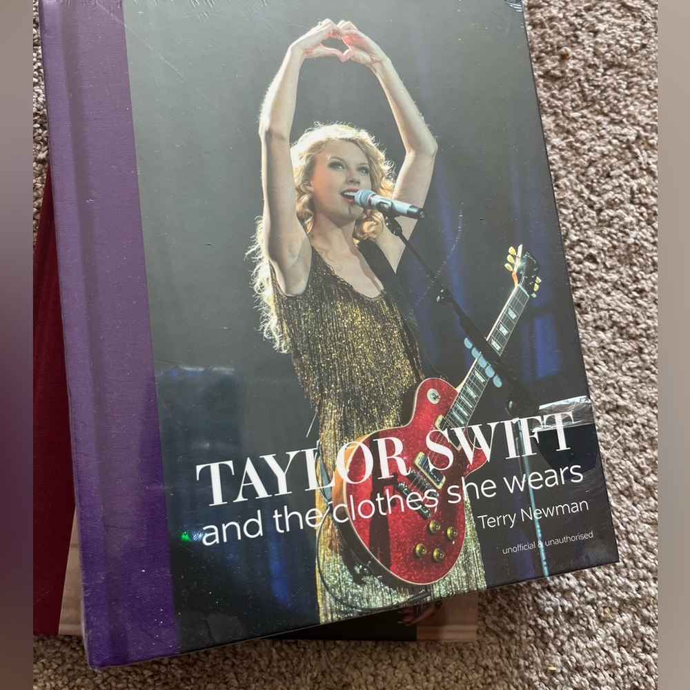 Taylor Swift Purple and Gold style hardback book
